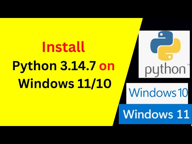 How to Install Python 3.14.7 on Windows & Run Python Programs | EASY Beginner Tutorial!