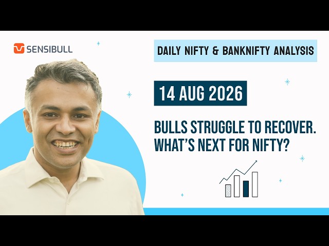 NIFTY & BANK NIFTY Analysis for Tomorrow | Stock Market Outlook | 14 August 2026, Friday
