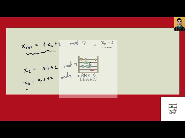 [Math] What sequence of pseudorandom numbers is generated using the linear congruential generator