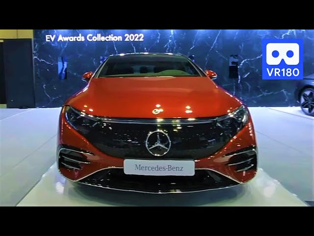 3D 180VR 4K Mercedes Benz EQS 450+ Electric Vehicle 😍😍 3DVRCar
