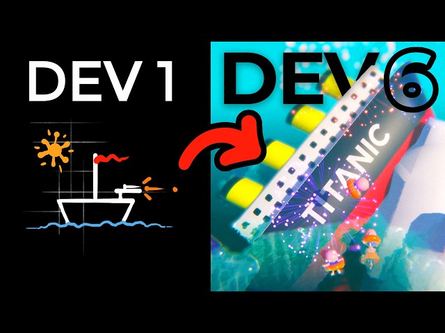 6 DEVS Make a GAME without COMMUNICATING! (titanic edition)