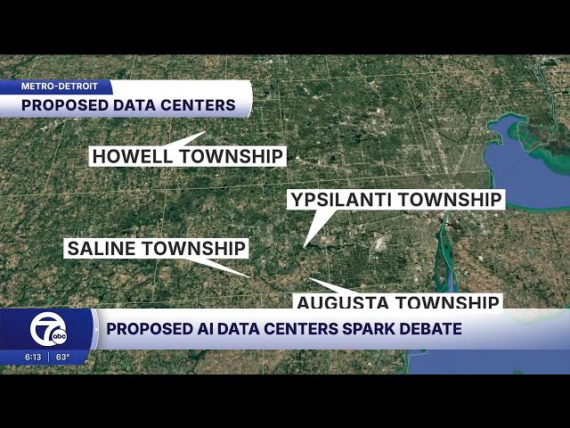 Proposed AI data centers in Southeast Michigan spark debate across communities