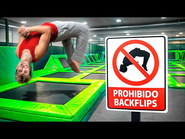 ROMPÍ TODAS LAS REGLAS en un PARQUE DE TRAMPOLINES
