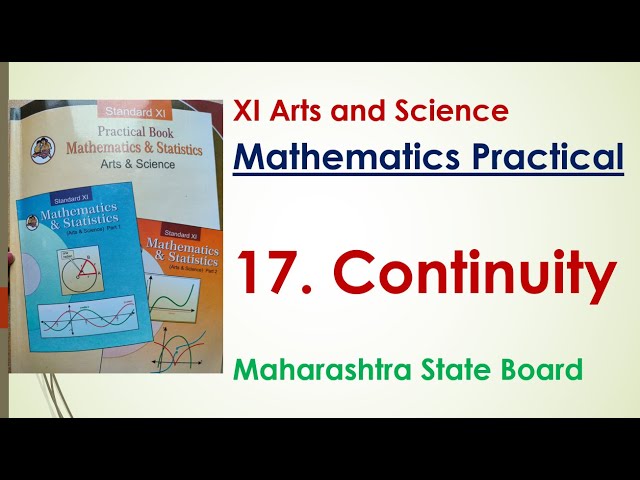 XI Mathematics Practical | 17. Continuity