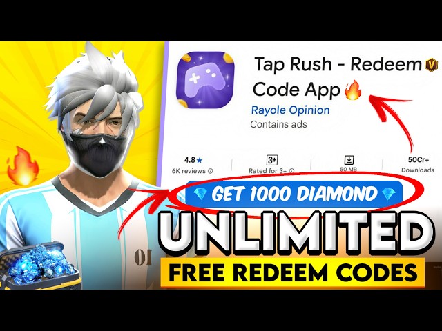 I Tried 100 Redeem Code Apps For Free Diamond 🤑 | Viral Redeem Code videos Trick