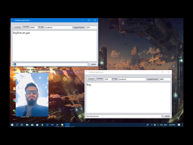 Chatting Application by using Java Eclipse