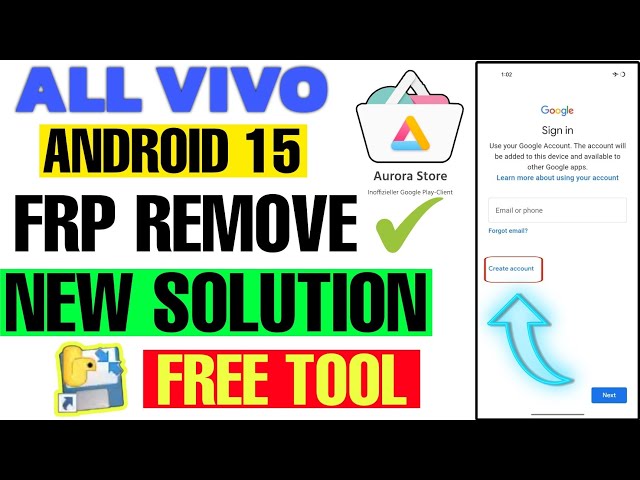 All Vivo Android 15 FRP BYPASS | Aurora Store Fix | New Solution | Vivo Y28s FRP Bypass |