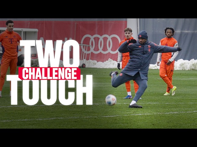 Coach Kompany puts on a show! 😳😮‍💨 | Two Touch Shootout Challenge #1 🎯