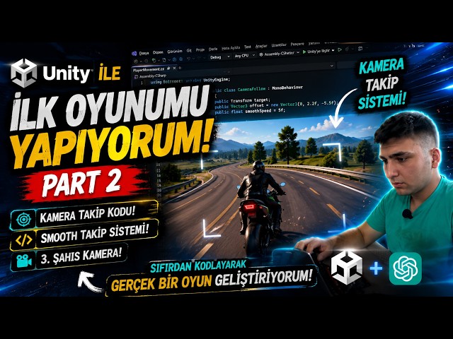 Unity + ChatGPT ile Kendi Oyunumu Yapıyorum! 🎮 | Part 2 - Kamera Takip Sistemi