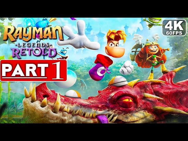 RAYMAN LEGENDS RETOLD Gameplay Walkthrough Part 1 [4K 60FPS] - No Commentary