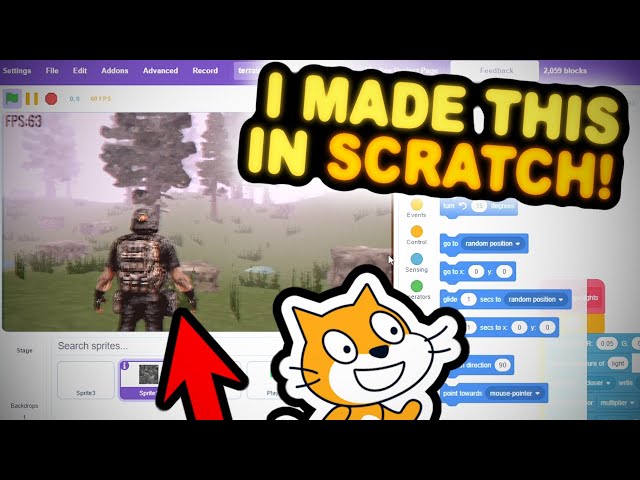 Scratch/TurboWarp 3D - Gravity, Jumping, Holding Item