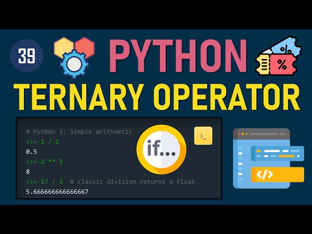 Python Tutorial in German – How to correctly use and understand the Ternary Operator / Inline If!