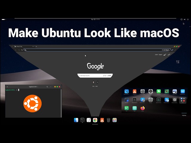 Make Ubuntu Look Like macOS: Custom Themes, Icons, and Effects