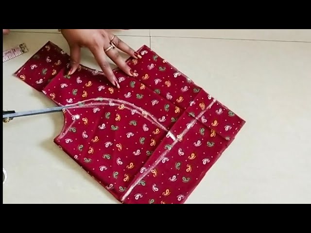 32"size katori blouse cutting and stitching