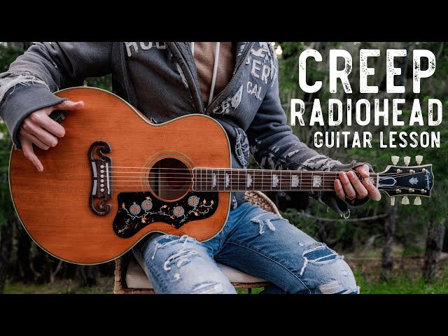 Creep Radiohead Guitar Tutorial // Creep Guitar Lesson