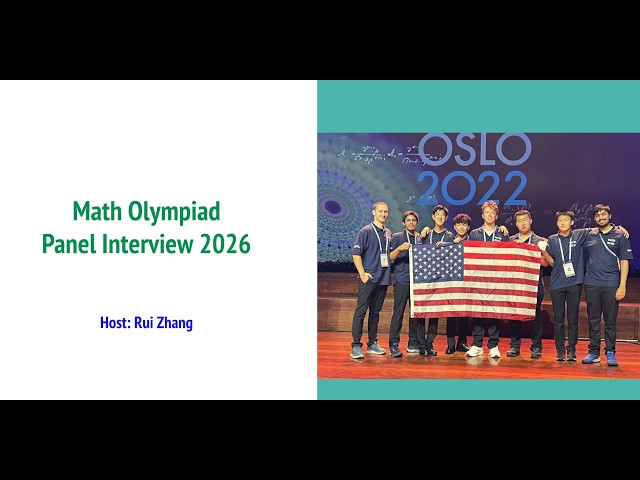 Math Olympiad Journey: From AMC & AIME to JMO, AMO, and IMO - Insights from three Math Olympians
