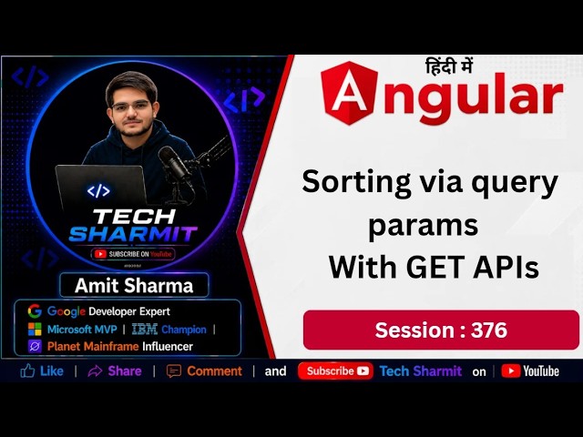 Sorting via query params with get api | HttpClient API in Angular | Angular Tutorial (Ep-376)