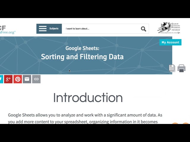 Sheets QUIZ 027 16 Sorting and Filtering Data