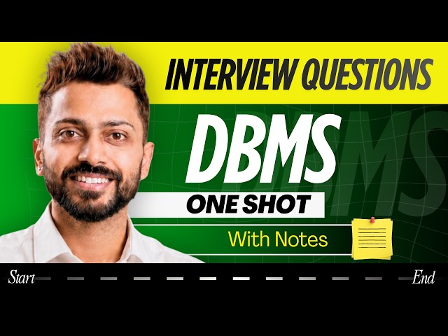 Complete Interview Questions DBMS in One Shot | Placement Revision | Database Management system