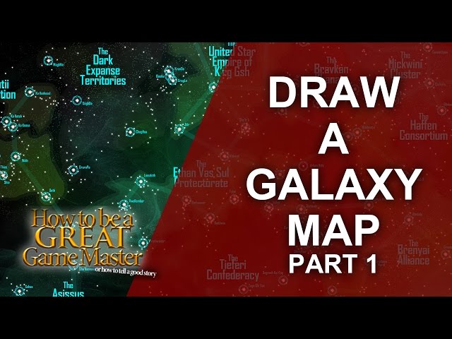 Great GM - Tutorial for rpg map making for a Space /Sci Fi Setting Part 1 - Game Master Tips #GMTips