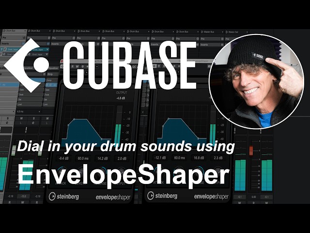 EnvelopeShaper For Drums: Add Character To Your Drum Sounds in Cubase Pro, Artist & Elements