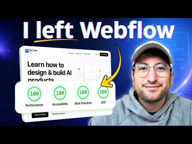 I left Webflow and vibe coded my website in 3 days (step-by-step guide)