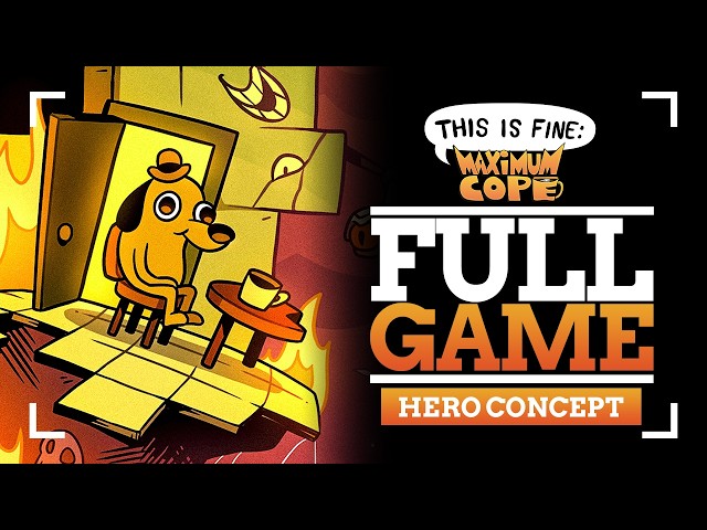 UN METROIDVANIA CON CACAO MENTAL BESTIAL | THIS IS FINE: MAXIMUM COPE - FULL GAME - 100% 🎮💪