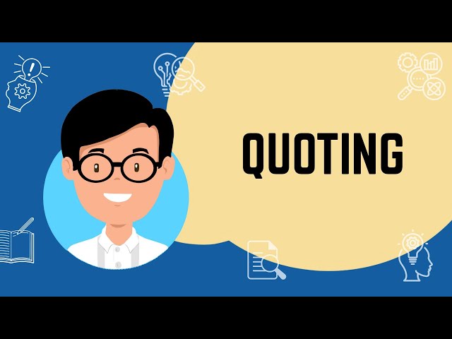 The Art of Quoting | Research Made Easy | JC Archives