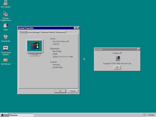 Windows 95 Build 474