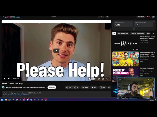 Nobody Wants to Learn to Code Anymore - And He's Right | webdevsimplified | code with edraak