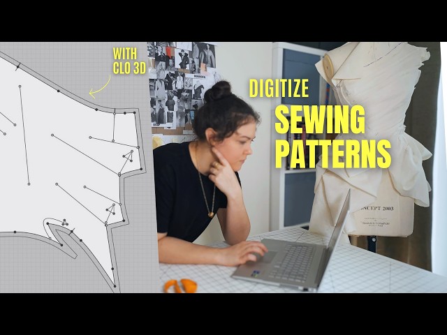 How to easily DIGITIZE your sewing patterns with Clo3D