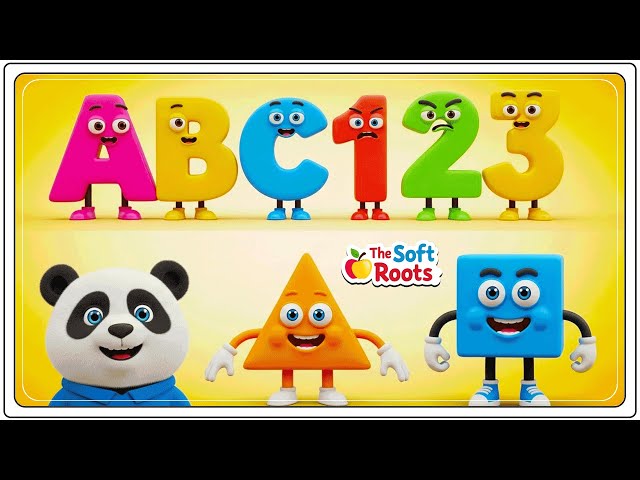 Preschool Learning activities for 3 year olds at home | Learn ABC Phonics Shapes Numbers Colors 🌈