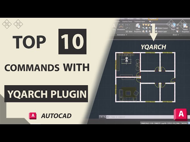 the best 10 autocad commands for yqarch||the best autocad tutorial