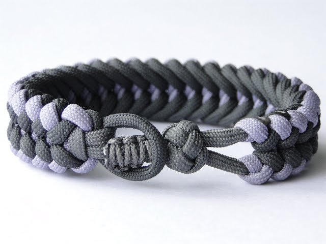 How to Make a "Knot and Loop" Sanctified Paracord Bracelet-Bonus: Cobra Closure Knot