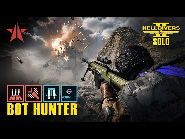 Helldivers 2 – This Sniper Turns Bots Into Scrap Metal | Solo Deathless | Super Helldive