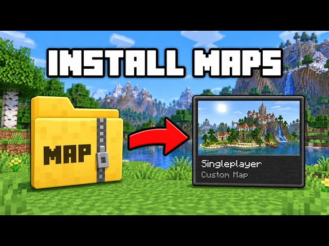 How to Download & Install Maps in Minecraft Java Edition