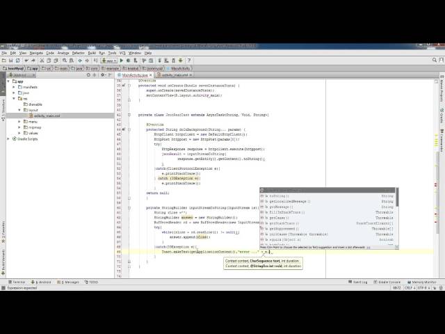 Android : get mysql data using JSON