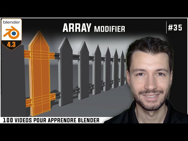 #35 | ARRAY MODIFIER - Apprendre Blender en 100 vidéos [TUTO FR]