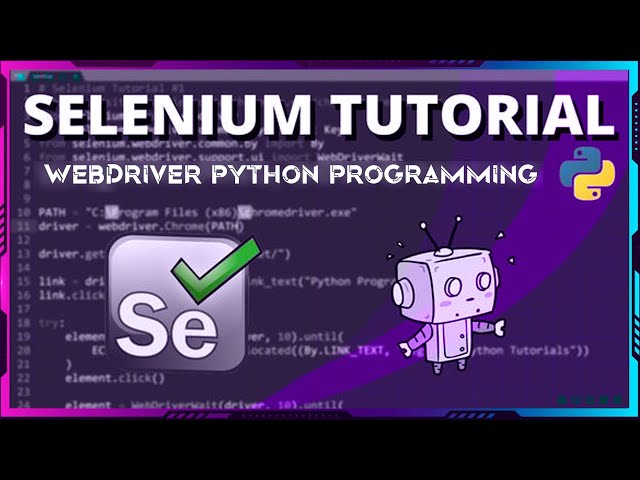 Tutorial Python Selenium WebDriver python programming