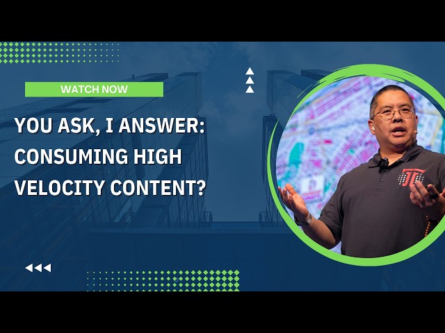 You Ask, I Answer: Consuming High Velocity AI Content?