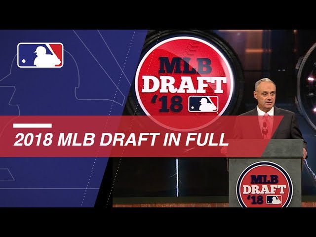 Catch every pick of the 2018 MLB Draft
