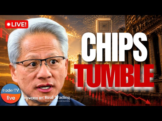 Chip Stocks Deepen as $NFLX Continue to Plunge After Earnings ⚠️ | Stock Market Live