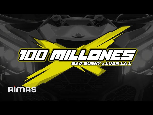 BAD BUNNY, LUAR LA L - 100 MILLONES  [Visualizer]