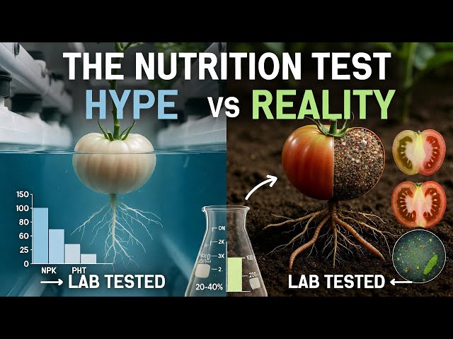 Hydroponic Hype vs Soil: The Nutrient Difference No One Talks About!