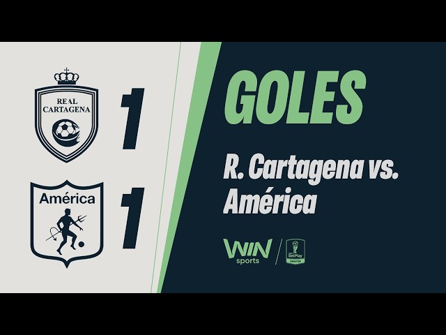 Real Cartagena vs. América (goals) | 2026 Copa BetPlay Dimayor | Phase 1B - Second Leg