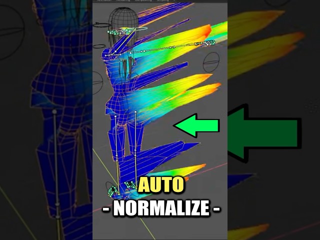 Blender: FIX Mis-Averaged Weight Painting (Auto-Normalize)