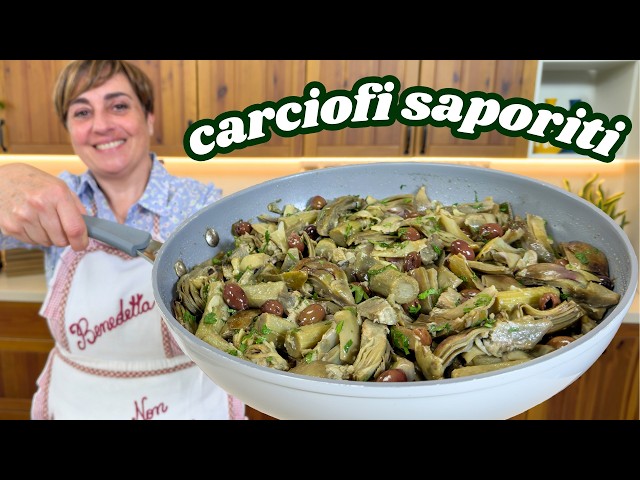 CARCIOFI SAPORITI IN PADELLA Ricetta Facile - Fatto in Casa da Benedetta