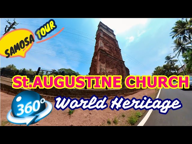 All India Trip // Samosa Tour // St.Augustine Church // Old Goa // World Heritage //360 Degree Video