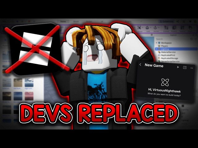 Roblox is officially replacing real developers.