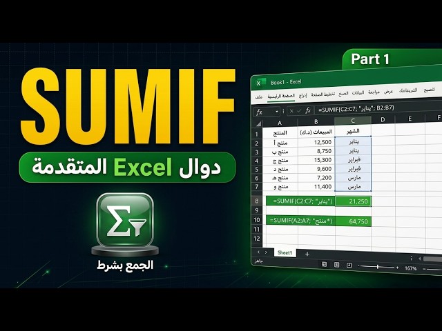 Excel for Beginners #8 | SUMIF Function